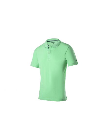 Polo verde eléctrico, hombre