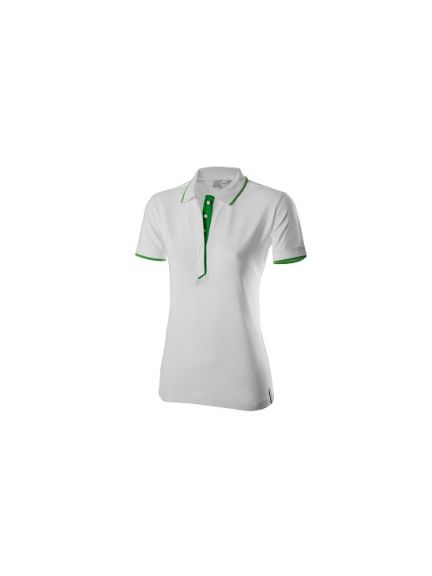 Polo blanco, mujer