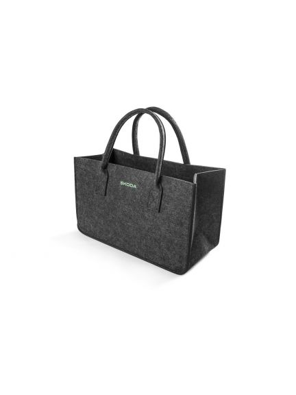 Cesta de la compra de fieltro