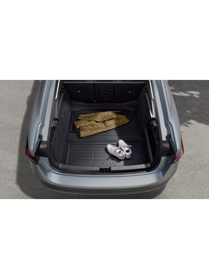 Alfombrilla de maletero reversible y plegable con bisagra