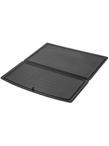 Alfombrilla de maletero reversible-plegable con bisagra