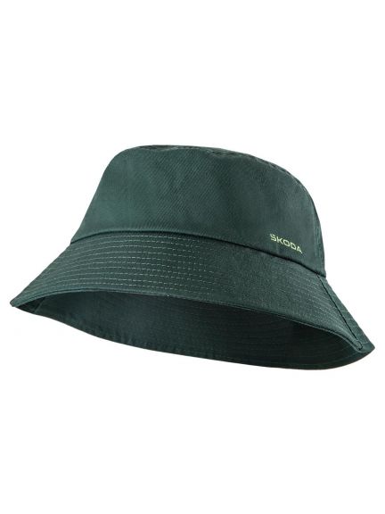 Gorro Škoda de tela, esmeralda