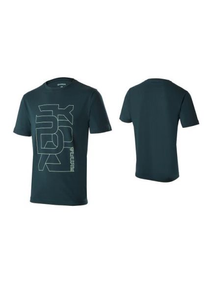 Camiseta Skoda, verde esmeralda